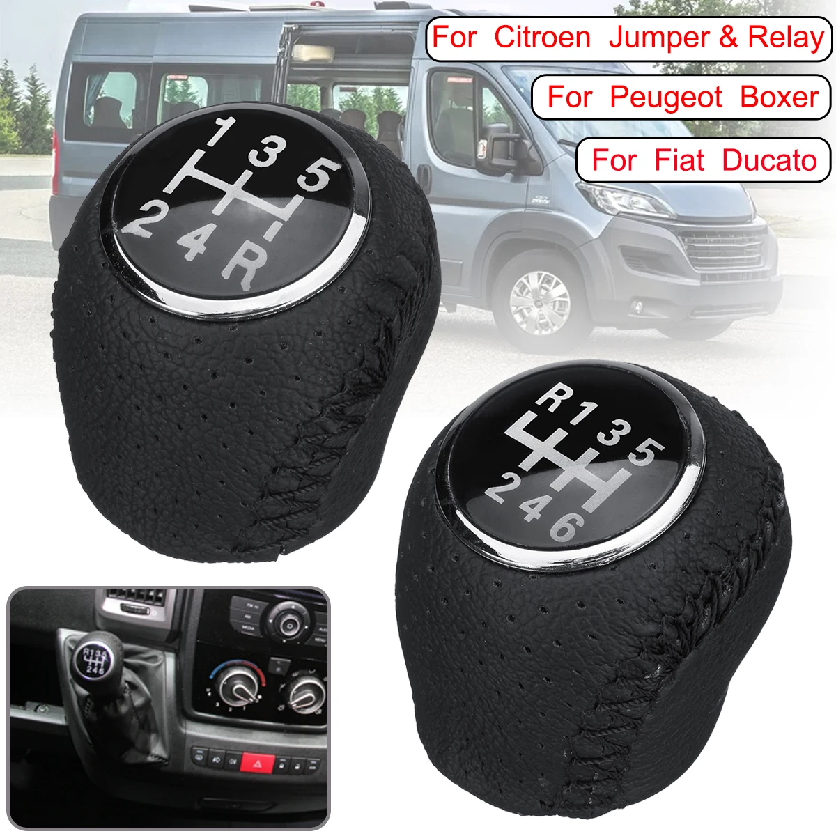 5 6 Скоростной кожаный фонарь для Citroen Jumper Relay Fiat Ducato Peugeot Boxer 2002 2014|Ручка