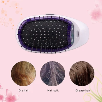 

Hot Ionic Hair Brush Electric No More Frizz Hairbrush Combs Hair Styling Tool CNT 66
