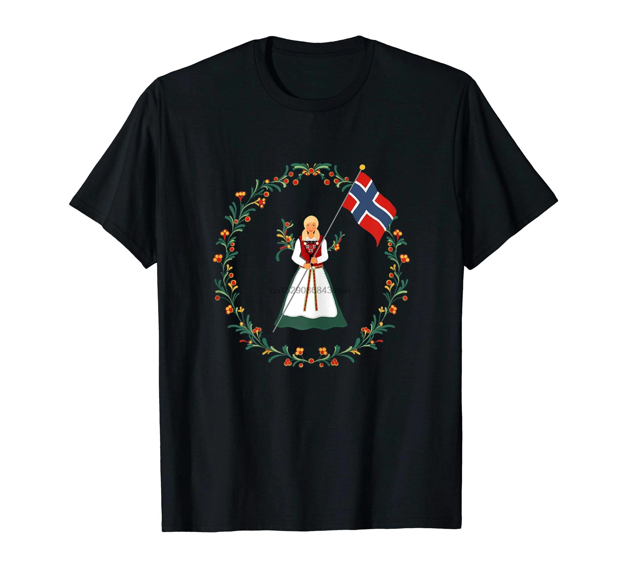 Wo men s Norway Pride норвежская бунада девушка флаг подарок Футболка Мужская