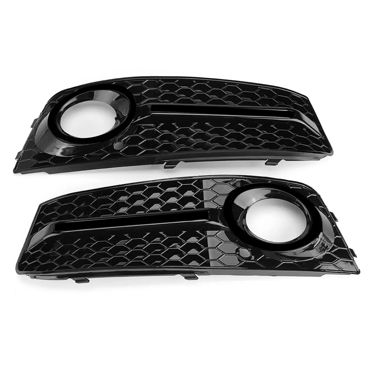 Новая пара A4 B8 автомобильный передний бампер противотуманный светильник решетка крышка Накладка для Audi A4 B8 стандартный бампер 2009 2010 2011 противотуманная фара гриль