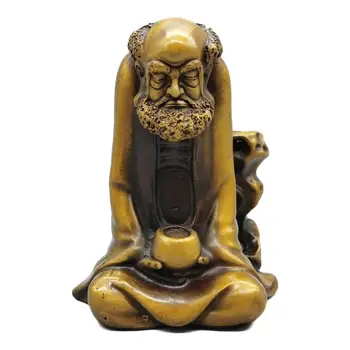 

LaoJunLu Copper Dharma Backflow Incense Imitation antique bronze masterpiece collection of solitary Chinese traditional style