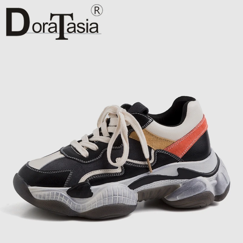 DoraTasia новинка Лидер продаж весенняя обувь для папы женские кроссовки из 2019