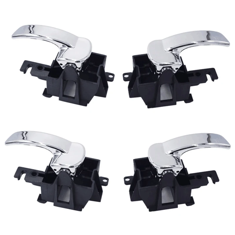 4X Interne Maniglia Anteriore Posteriore Sinistra Destra Per Nissan Pathfinder Navara D40 Per Nissan Pathfinder 80670-4X02B 80671-4X02B