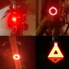 Bicycle Taillight Multi Lighting Modes USB Charge Led Bike Light Waterproof Flash Tail Rear Lights for road Mtb Bike Seatpost ► Photo 2/6