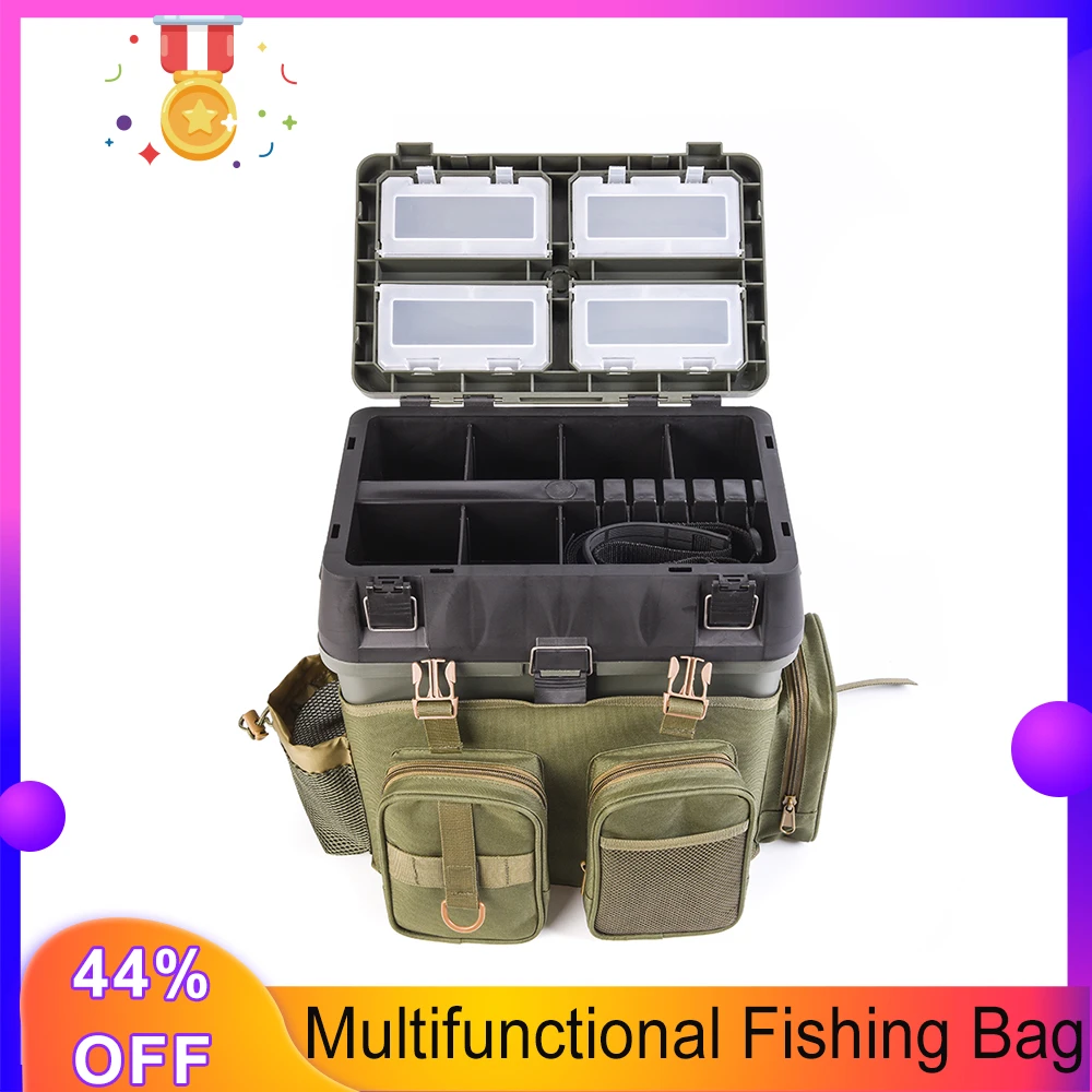 Over the shoulder tackle box Clearance