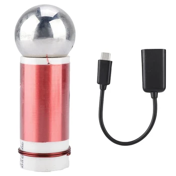 

5V 1W Super Mini Self-Excitation Tesla Coil For Wireless Transmission Experiments Test Diy
