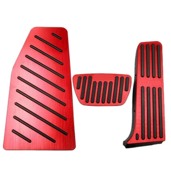 

3Pcs Car Accelerator Pedal Brake Pedal Footrest Pedal Plate Cover for Toyota RAV4 RAV-4 2019 2020
