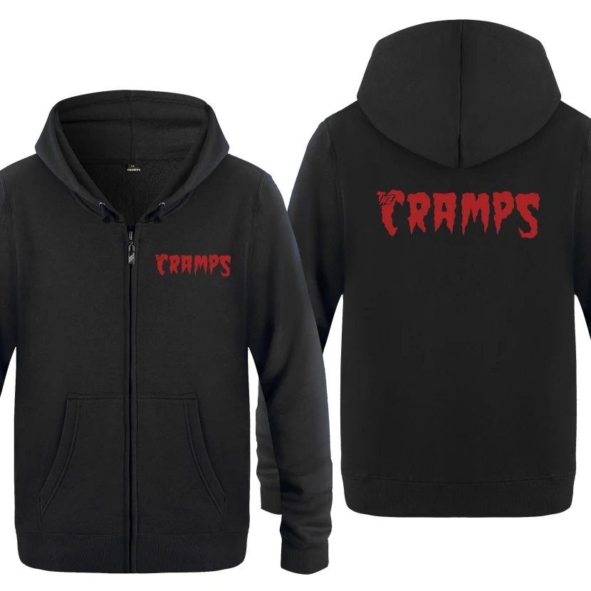 The Cramps Rock Band толстовки мужские мужская молния с капюшоном флисовые толстовки кардиганы