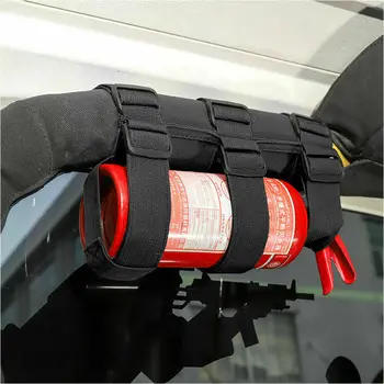 

Car Fire Extinguisher Holder Fixing Belt For Jeep Wrangler TJ JK Jl 1997-18