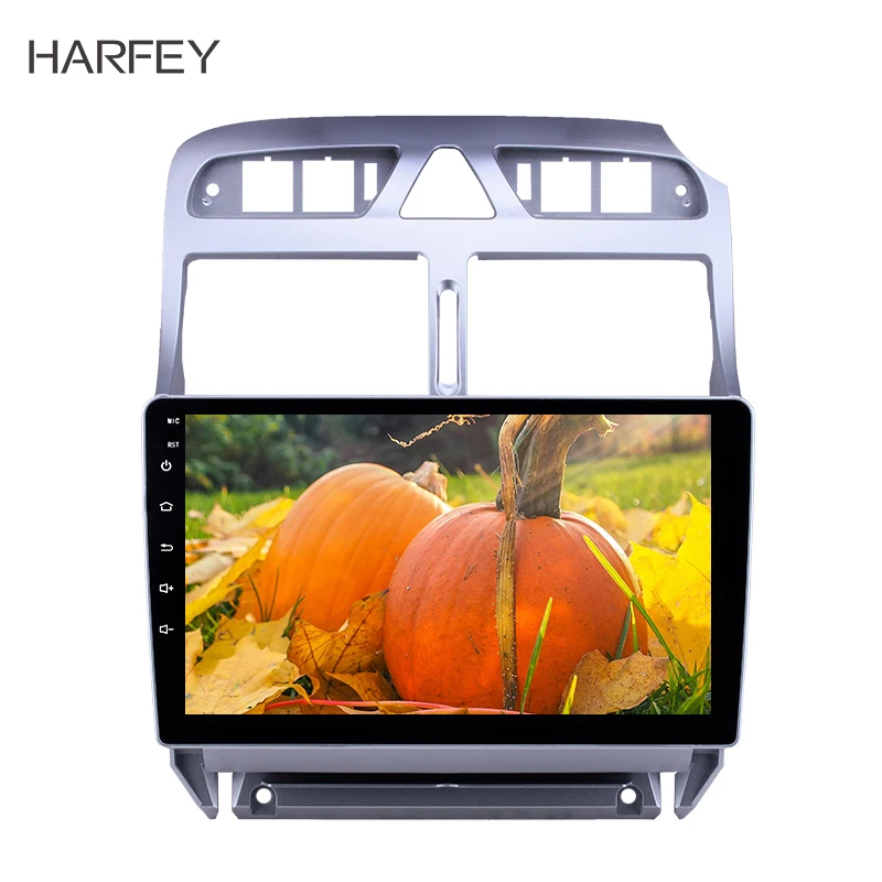 Автомагнитола Harfey 2Din HD 9 &quot GPS Navi плеер Android 8 1 для Peugeot 307 2007 2008 2009 2010 2012 2013 головное