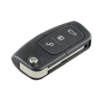 

Portable 3 Button Blade Uncut Remote Car Key Shell Case Fob Covers Car Accessories Durable Car Key Case