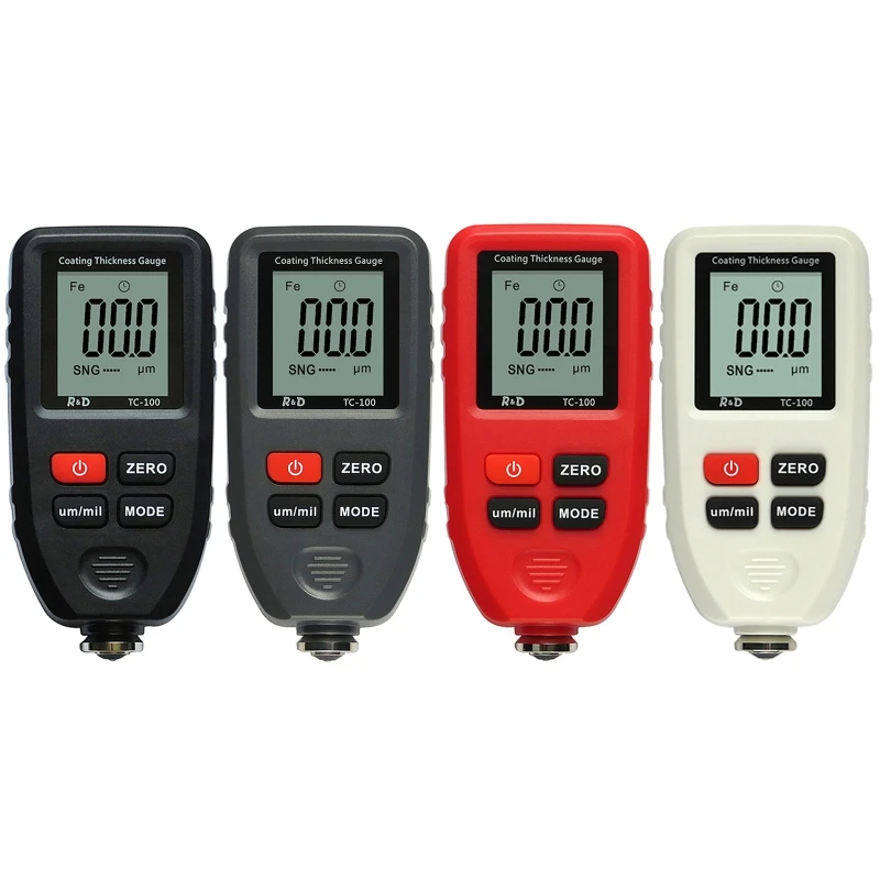 TC100 Automobile Thickness Gauge Car Paint Tester Thickness Coating Meter Manual Ultra-precise 0.1micron/0-1300 afbeelding