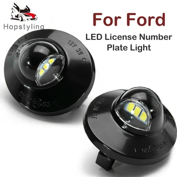 

2pcs White LED License Number Plate Light For Ford Ranger Superduty Explorer Bronco Explorer Excursion F150 F250 F350 F450 F550
