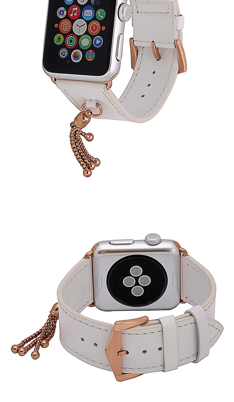 Для часов pple 5 кожаный ремешок для умных часов pple для iwatch5 4 3 2 1 модная кожа для ремешка pple 44 мм 42 мм 40 мм 38 мм