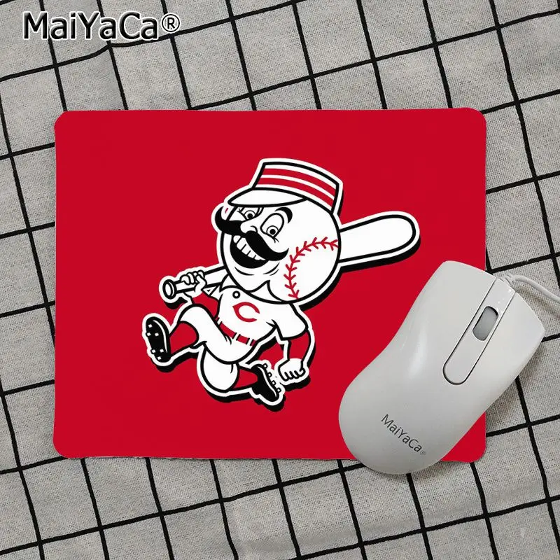 Maiya высокое качество Cincinnati Reds противоскользящие прочные силиконовые компьютерные коврики Лидер продаж подставка под руку мышь