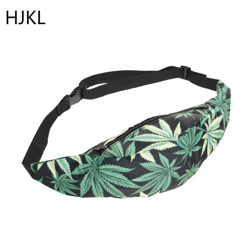 

Women's Waist Bag High Quality Oxford Cloth Canvas Printed Ladies Striped Chest Messenger Bags Outdoor Crossbody Coin Purse New