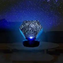 Proyector LED de cielo estrellado para niños, lámpara con reproductor de música, Bluetooth, luz de estrella, USB, Cosmos, Galaxy, proyección de rotación colorida, decoración de regalo