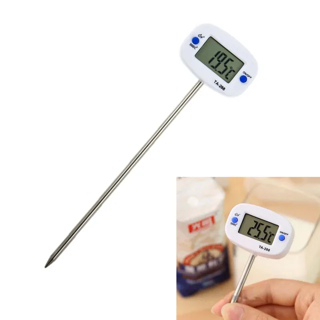 Ta288 Pin Shape Digitális Termémei Restant Olvassa El A Zseb Olajtej Kávé Teszt Konyhai Főzési Hőmérő Und Eladás - Image 4