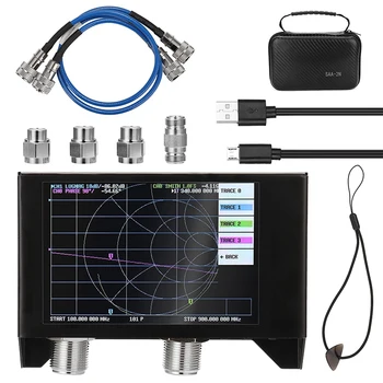 

4 Inch Display SAA-2N NanoVNA V2 3GHz 2.2 Version 3000MAh Battery Vector Network Analyzer HF VHF UHF Antenna Analyzer