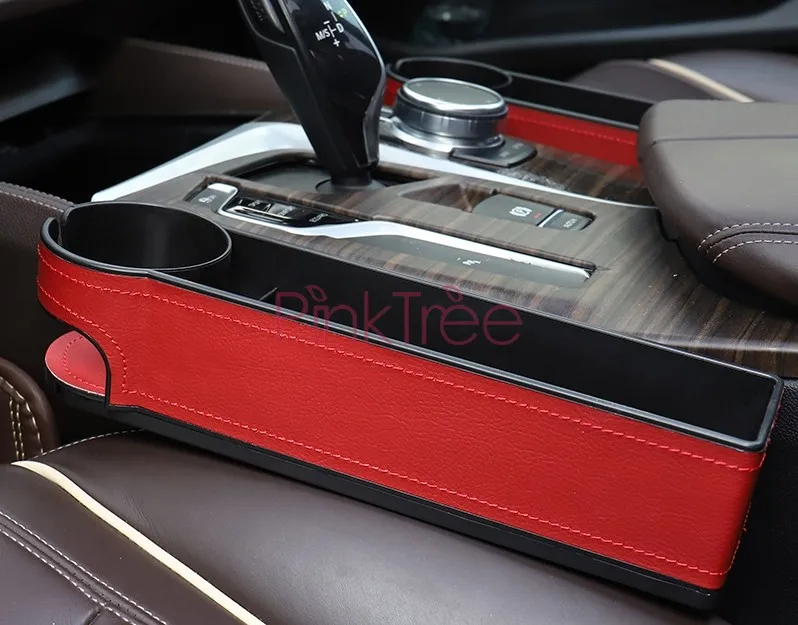 RED 1 PC Автокресло щелевая коробка для хранения зерна Органайзер зазор щелевой наполнитель держатель для Toyota C-HR - Название цвета: RED 1 PC