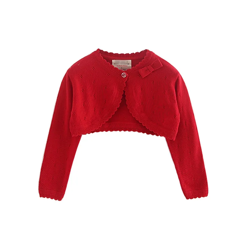 

2019 Red Girls Cardigans Sweater Jacket Kids Purple Girl Coat for 1 2 3 4 Years Old Outcoat Shawl Girls Clothing OKC195109