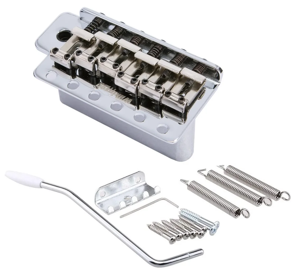 Винтажный стиль полная блокировка ST Guitar Tremolo Bridge 6 винтов для