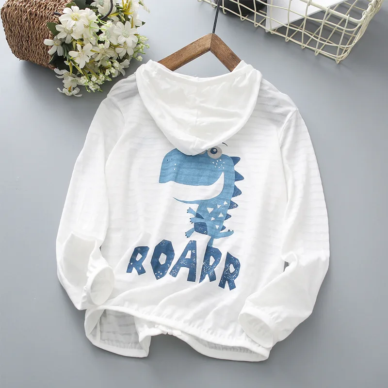 snow coat BBD New Children Thin Outerwear Boys Girls Summer Coat Cartoon Hooded Zipper Breathable Sunscreen Top Infants Exquisite Clothes big fur coat Outerwear & Coats