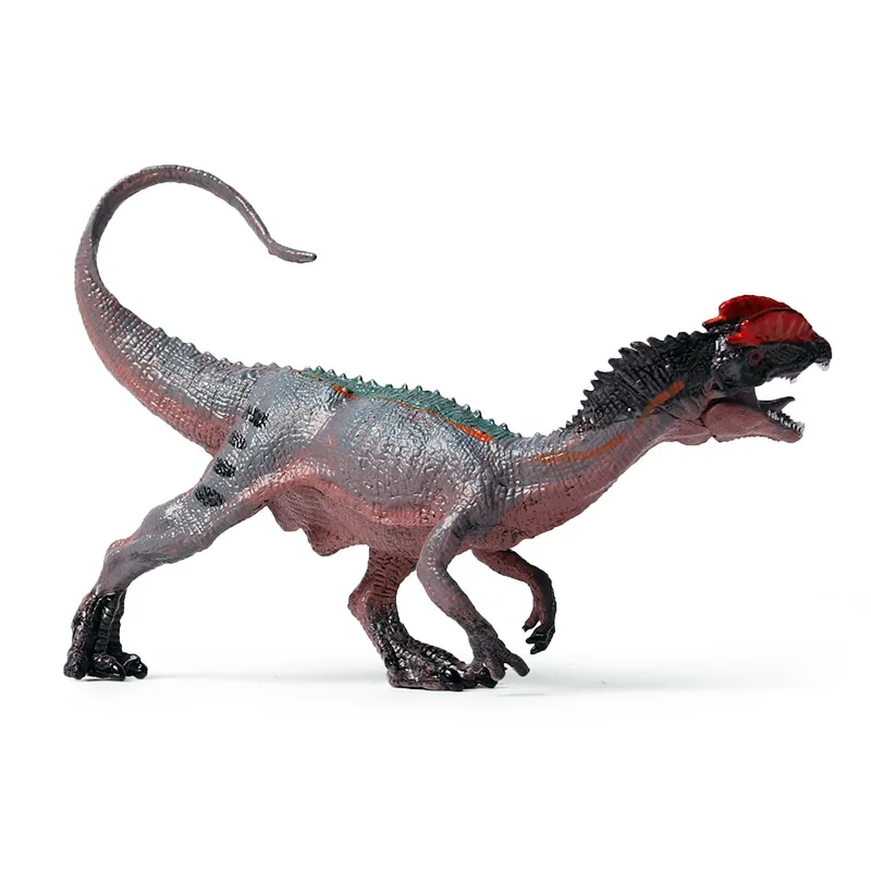 Юрского периода, имитация динозавров, модель животного, двойной Guanlong Dilophosaurus, модель динозавра, детская игрушка динозавра