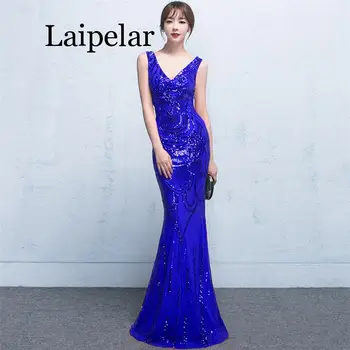 

Bride Sequined Sexy Long Night Dress Red Mermaid Cheongsam Traditional Chinese Oriental Dresses Robe Orientale Wedding Clothes