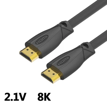 

1M HDMI Cable High Speed 8K 60 HZ 48Gbps HDMI 2.1 Cord 3D Audio Video Converter for PC DVD Player PS4 TV Box HDTV Projectors