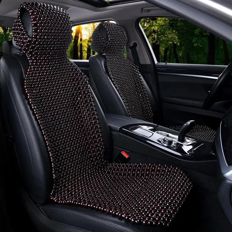 

Automobile Seat Cushion Monolithic Summer Ventilation Wooden Seat Cushion Car Coaster Car Supplies Seat Cover Beads Cool Pad