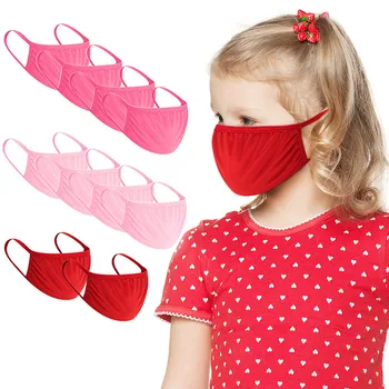 

Mask 10pcs Breathable Face Mask Mascarilla Mascarar Solid Color Double Layer Masque Mondkapjes Wasbaar Herbruikbaar