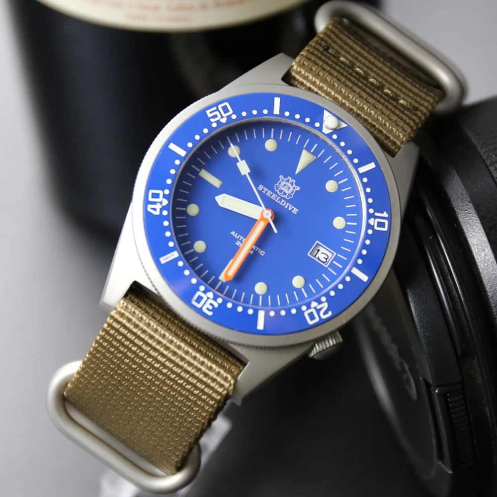 Мужские керамические часы STEELDIVE 200 м 316L сталь роскошные брендовые механические