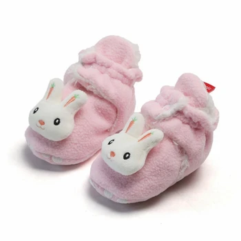 

2020 Baby Shoes Boy Girl Cartoon First Walkers Cotton Booties Comfort Soft Anti-slip Winter Warm Crib Shoes