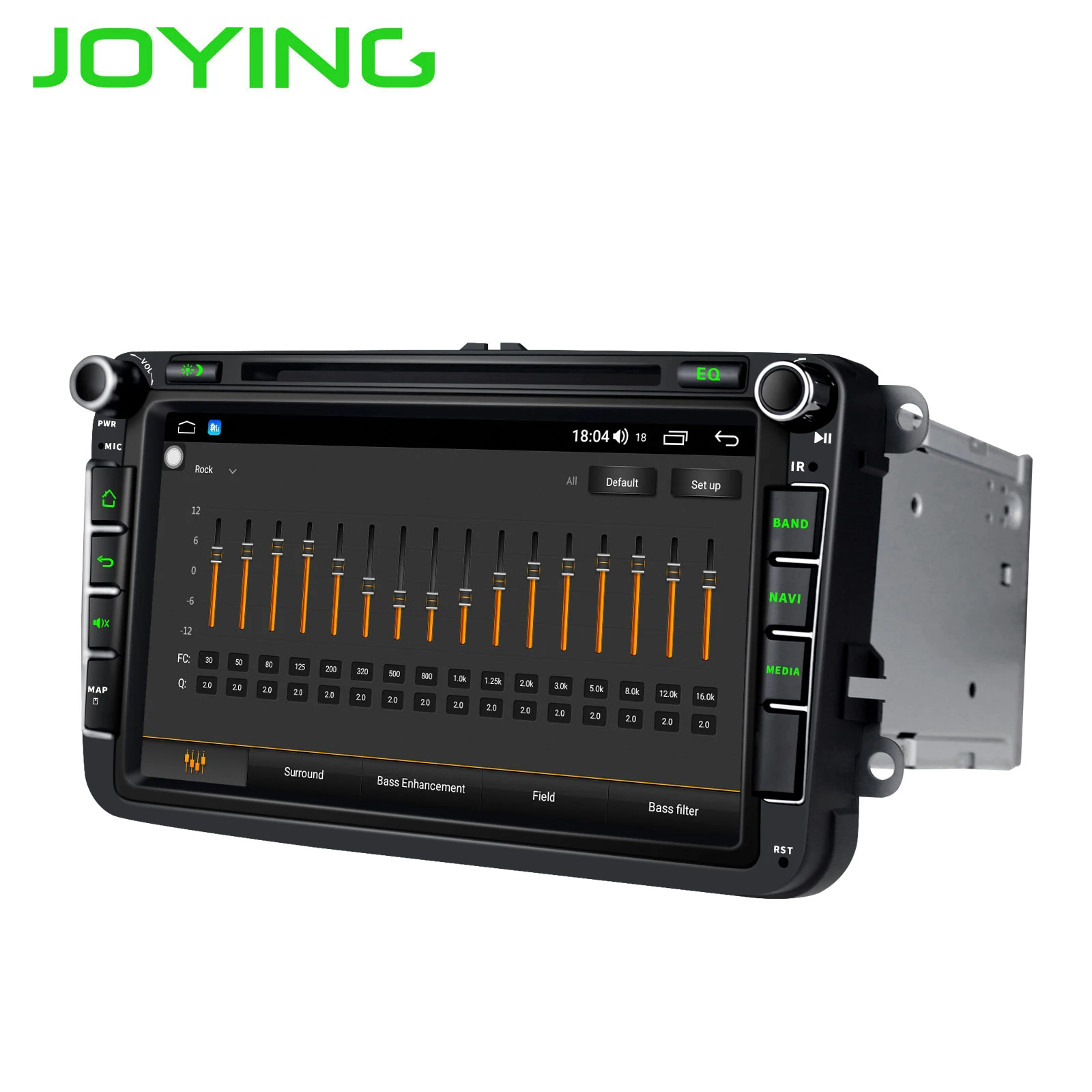 Perfect 8"Head Unit 2GB+32GB Android 8.1 Car Radio Stereo For Volkswagen VW Skoda POLO GOLF PASSAT GPS No DVD Player Built-in DSP Mirror 1