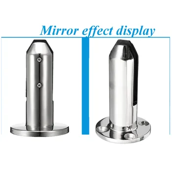 

304 Stainless Steel Round Clamp Glass Panel Pool Fence Staircase Bracket Spigot Balustrade Floor Deck Mount Support Clamp