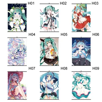 

Anime Poster Hatsune Miku Wall Scroll Home Decor Cosplay Japanese Cartoon Decorative Anime Wall Painting