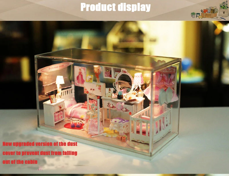 2019 Новые DIY Roombox миниатюрные дома для сборки с деревянная мебель для дома время ожидания игрушки для детей подарки на день рождения