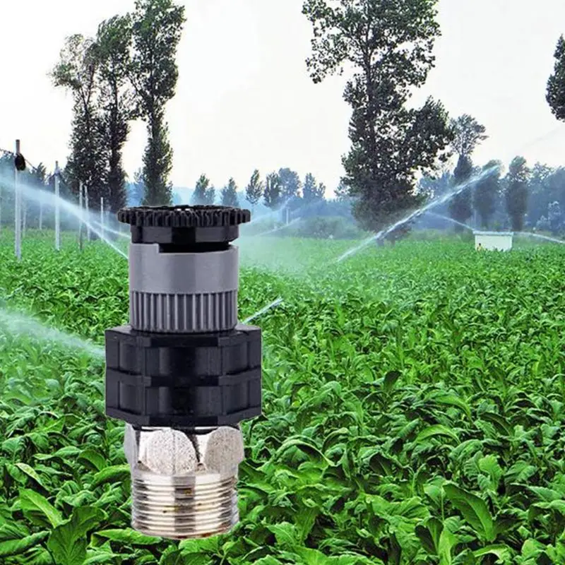 

0-360 Degree Watering Irrigation Sprinkler Head Adjustable Garden Atomizing Scattering Spray Nozzle Lawn Accessories