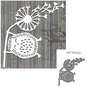 

metal cutting dies cut die mold Animal hedgehog decoration Scrapbook paper craft knife mould blade punch stencils dies