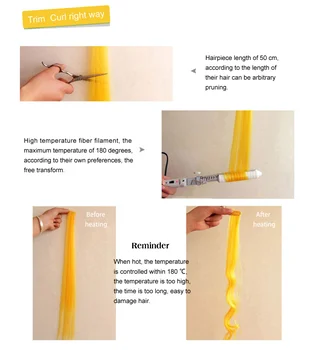 Leeons Clip-In One Piece For Ombre Hair Extensions Pure Color Straight Long Synthetic Hair Fake Hair Pieces Clip In 2 Tone Hair 4