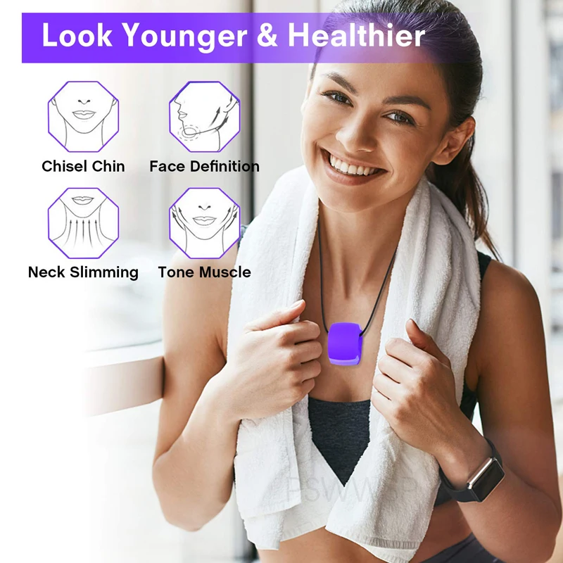 Jaw Exerciser Fitness Face Masseter Double Chin Remover Silica Gel Face Fitness Ball Facial Muscles Trainer Jawline Simulator 6