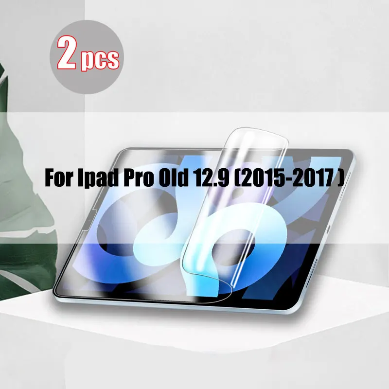 adjustable tablet holder 2pcs Hydrogel Film For Ipad Pro 11 12.9 10.2 10.5 9.7 2021 Screen Protector For Ipad Air Mini 5 4 2 3 8th 7th Gen 2020 No Glass tablet pillow pad Tablet Accessories