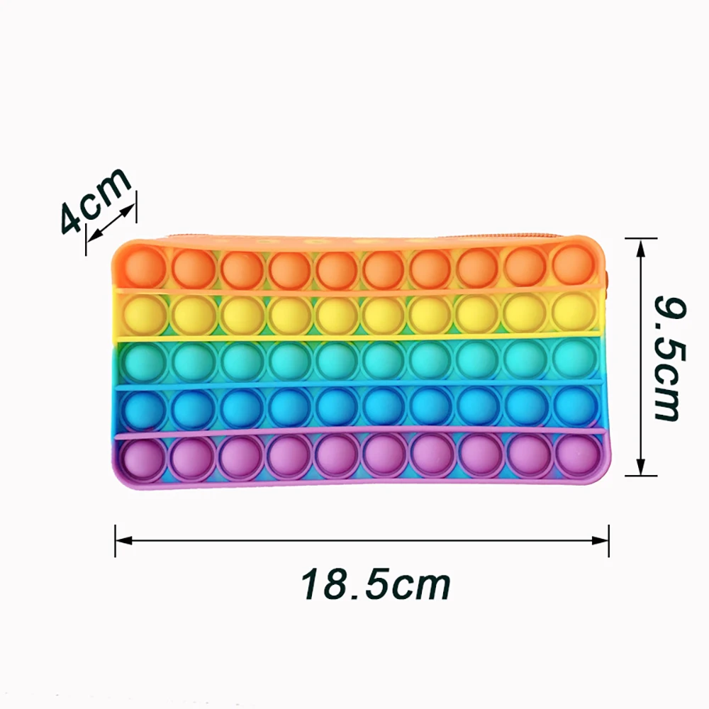 Fidget Toy Silicone Rond Multi-couleurs [LOT 2] Jeu Anti Stress
