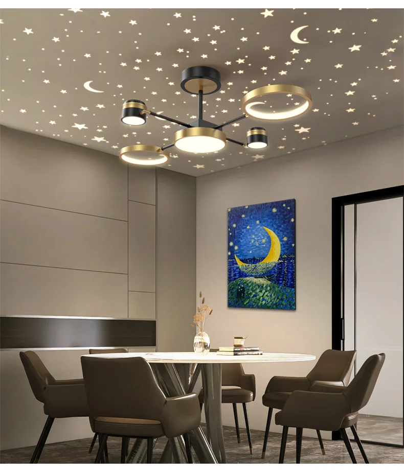 wayfair chandeliers Modern LED Chandelier For Dining Room Bedroom Studyroom Living Room Hotel Foyer Restaurant Coffee Hall Villa Indoor Home Light flush mount chandelier