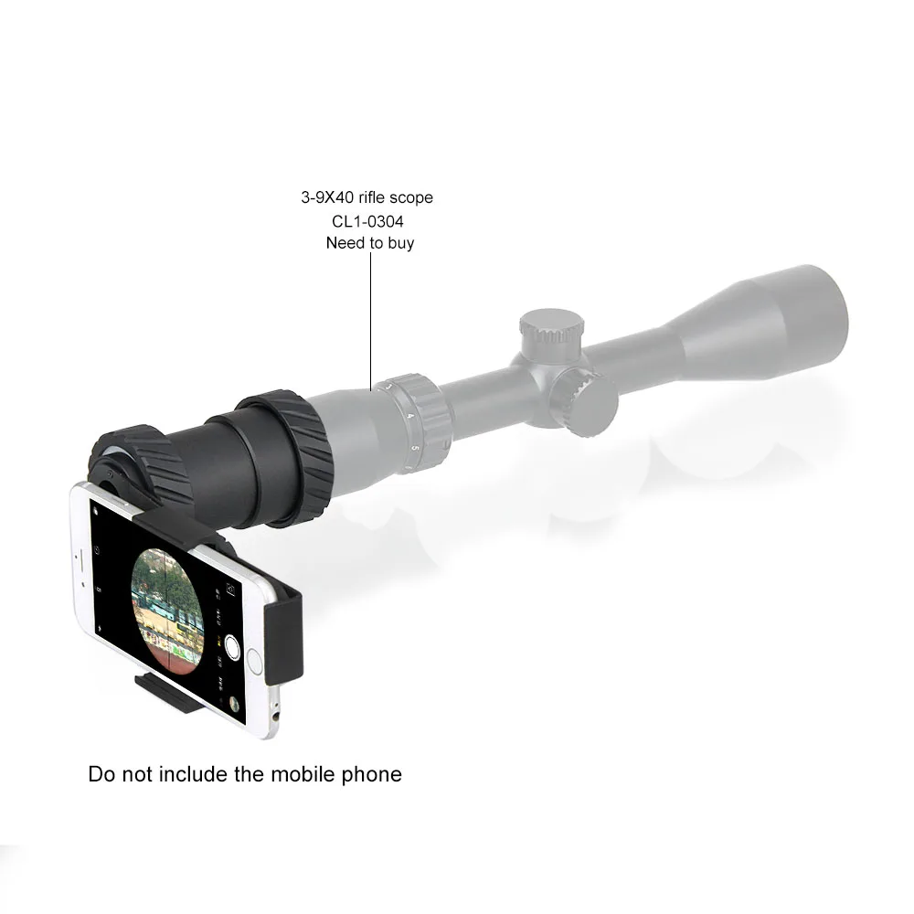 PPT airsoft accessories Universal Cell Phone Scope Adapter rifle scope Camera Mount For riflescope Hunting Shooting gz330202