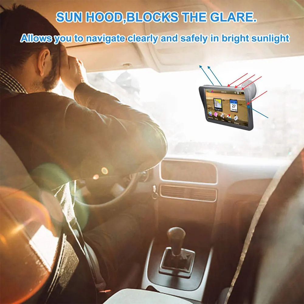  Vehemo 256MB + 8G GPS Navigator System HD GPS Navigator Route Planung Unterstützung für Nationalen 