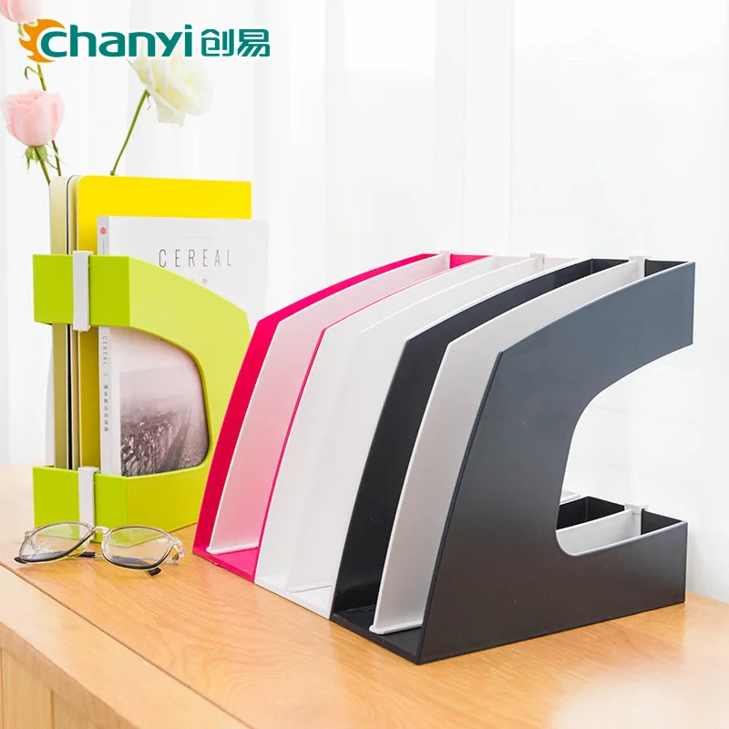 

Fresh And Stylish Book Shelf Office Desk File Holder File Box File Column Table Organizing Information Shelf Students Jane
