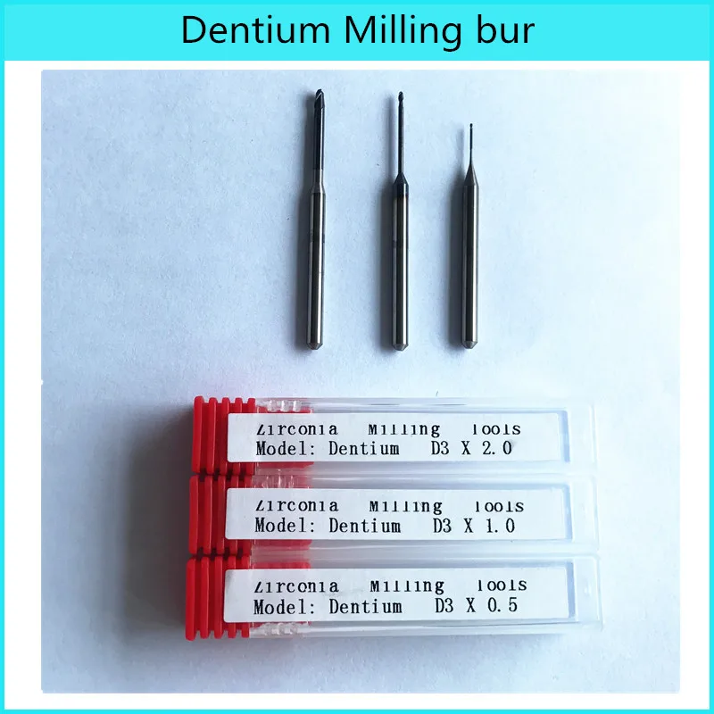 CADCAM Dentium machine milling bur for zirconia/ PMMA/glass ceramic dental lab use shaft 3mm | Красота и здоровье