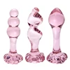 Crystal glass butt plug anal sex toys anal plug Glass dildo Prostata massager anal beads Butt plug Sex toys women men gay top 1